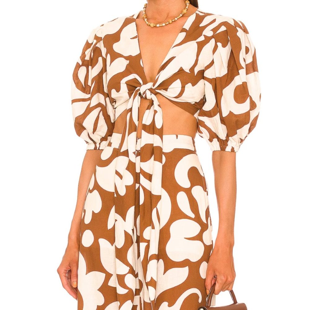 Rhode Free Spirit Brown Penelope Pants & Cheryl Top